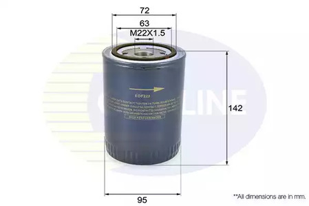 Масляный фильтр COMLINE EOF222