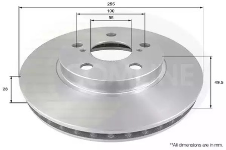 Тормозные диски COMLINE ADC0169V