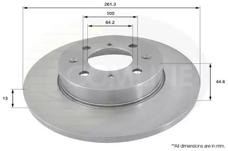 Тормозные диски COMLINE ADC1302