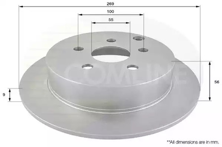 Тормозные диски COMLINE ADC01103