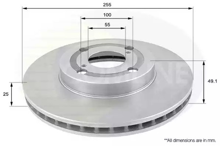 Тормозные диски COMLINE ADC01107V