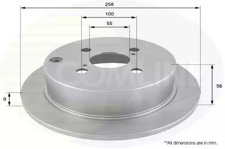 Тормозные диски COMLINE ADC01115