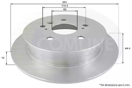 Тормозные диски COMLINE ADC01102