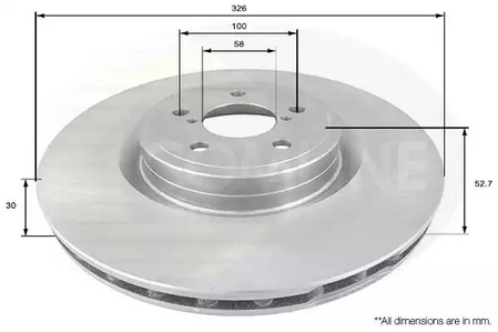 Тормозные диски COMLINE ADC0815V