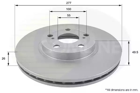Тормозные диски COMLINE ADC01109V