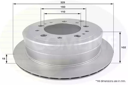 Тормозные диски COMLINE ADC0183V