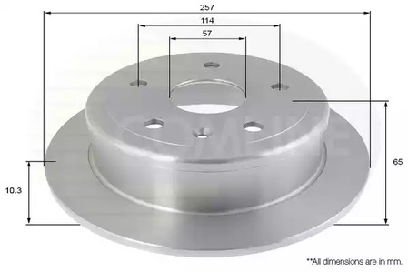 Тормозные диски COMLINE ADC1012