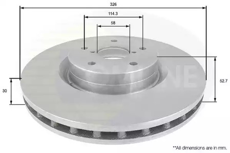 Тормозные диски COMLINE ADC0819V