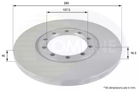 Тормозные диски COMLINE ADC1233