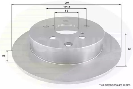 Тормозные диски COMLINE ADC01153