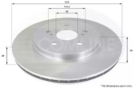 Тормозные диски COMLINE ADC01158V