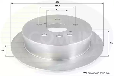 Тормозные диски COMLINE ADC01159
