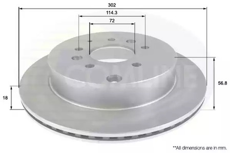 Тормозные диски COMLINE ADC0458V
