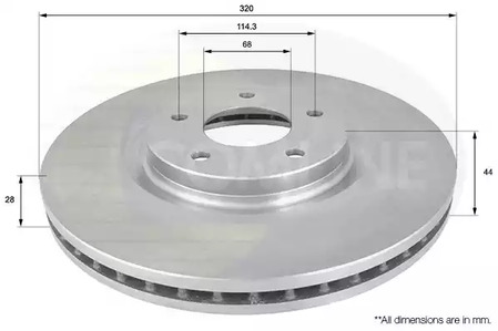 Тормозные диски COMLINE ADC1587V
