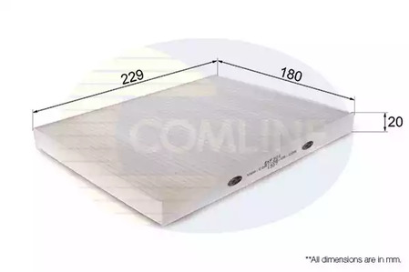 Фильтр салона COMLINE EKF301