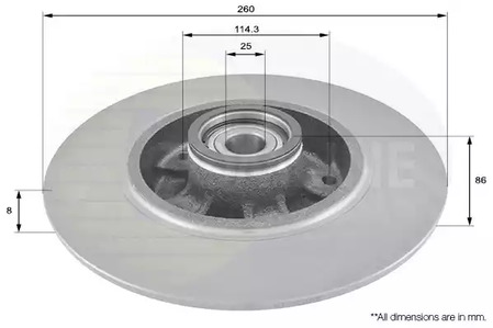 Тормозные диски COMLINE ADC3015