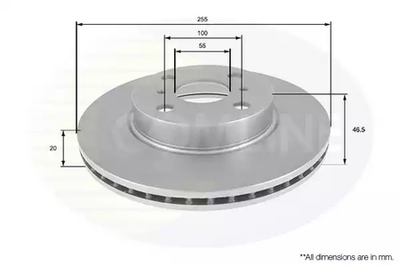 Тормозные диски COMLINE ADC01164V