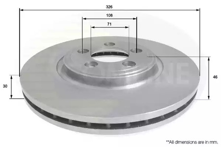 Тормозные диски COMLINE ADC1245V