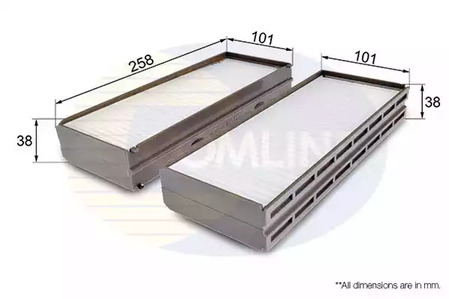 Фильтр салона COMLINE EKF303