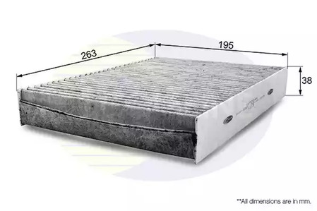 Фильтр салона COMLINE EKF304A