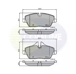 Колодки тормозные дисковые COMLINE CBP01531