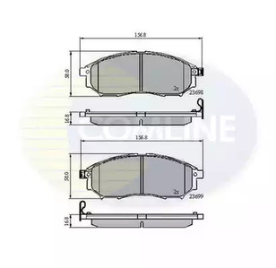 Колодки тормозные дисковые COMLINE CBP31524