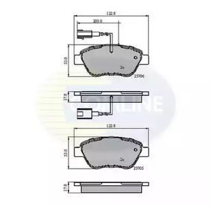 Колодки тормозные дисковые COMLINE CBP12047