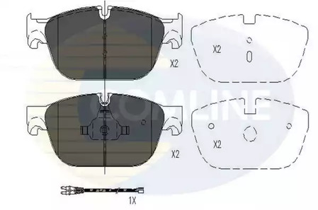 Колодки COMLINE CBP26004