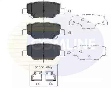 Тормозные колодки COMLINE CBP36010