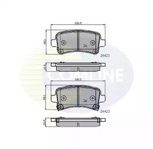 Колодки тормозные дисковые COMLINE CBP31795