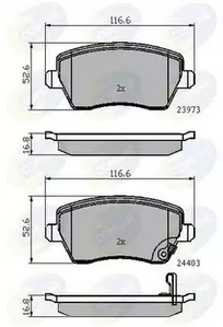 Колодки пер COMLINE CBP32008