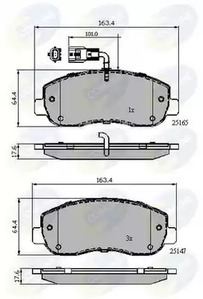 Колодки COMLINE CBP12106