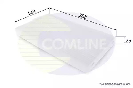 Фильтр салона COMLINE EKF344