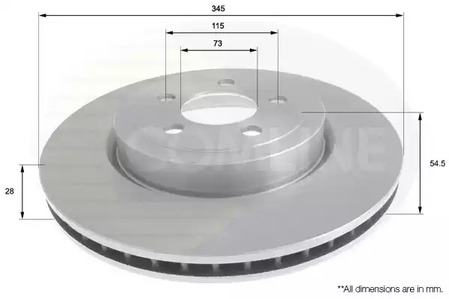 Тормозные диски COMLINE ADC2319V