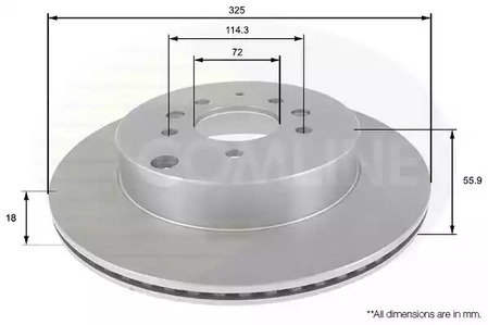 Тормозные диски COMLINE ADC0471V