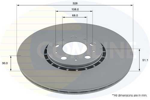 Диск торм (с покрытием) COMLINE ADC2922V
