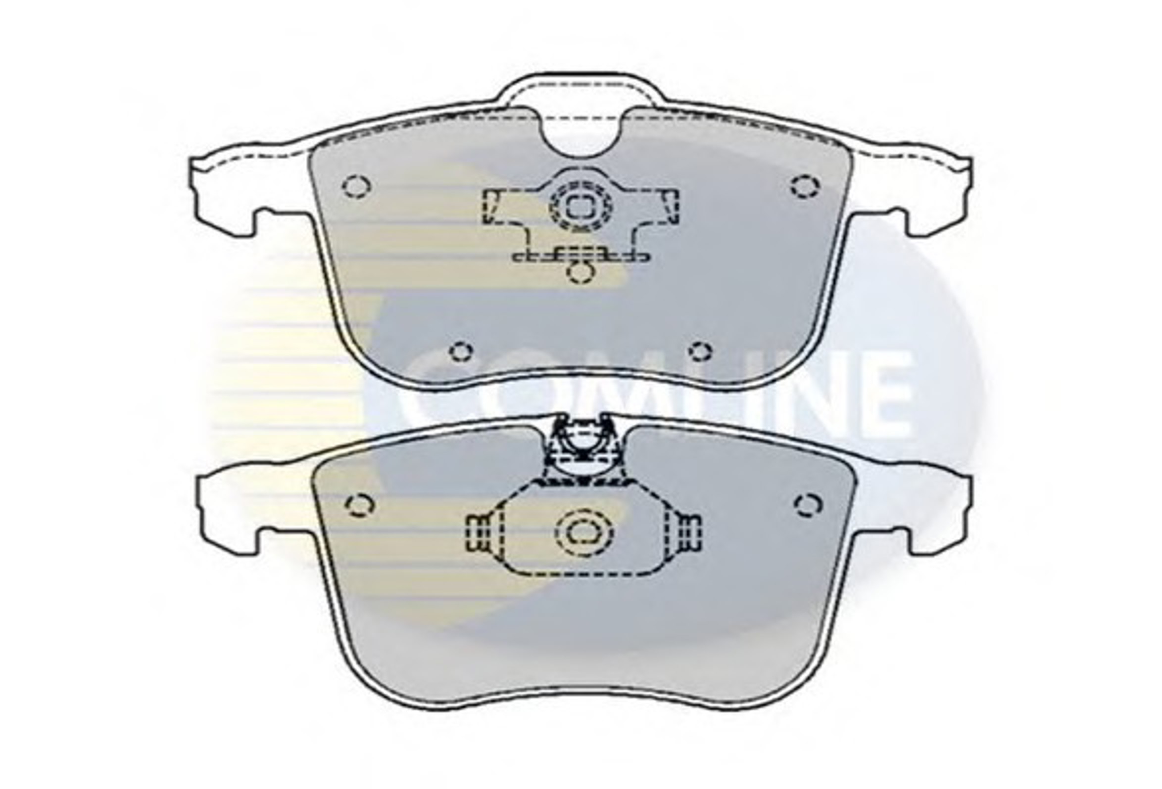 Колодки тормозные дисковые COMLINE CBP01593