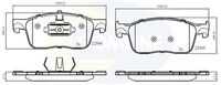 Тормозные колодки COMLINE CBP02354