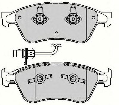 Колодки тормозные дисковые COMLINE CBP11740