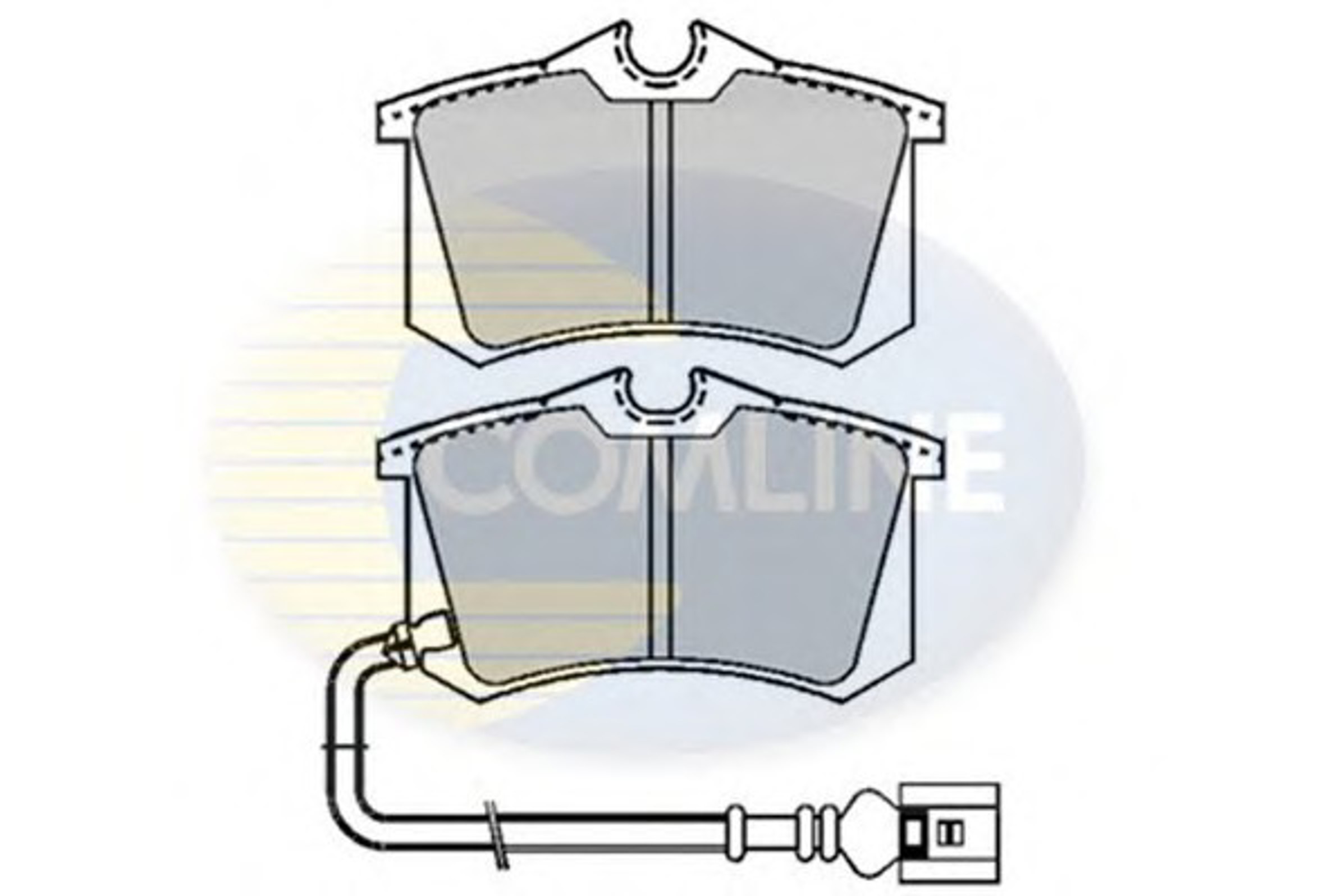 Колодки тормозные дисковые COMLINE CBP2797