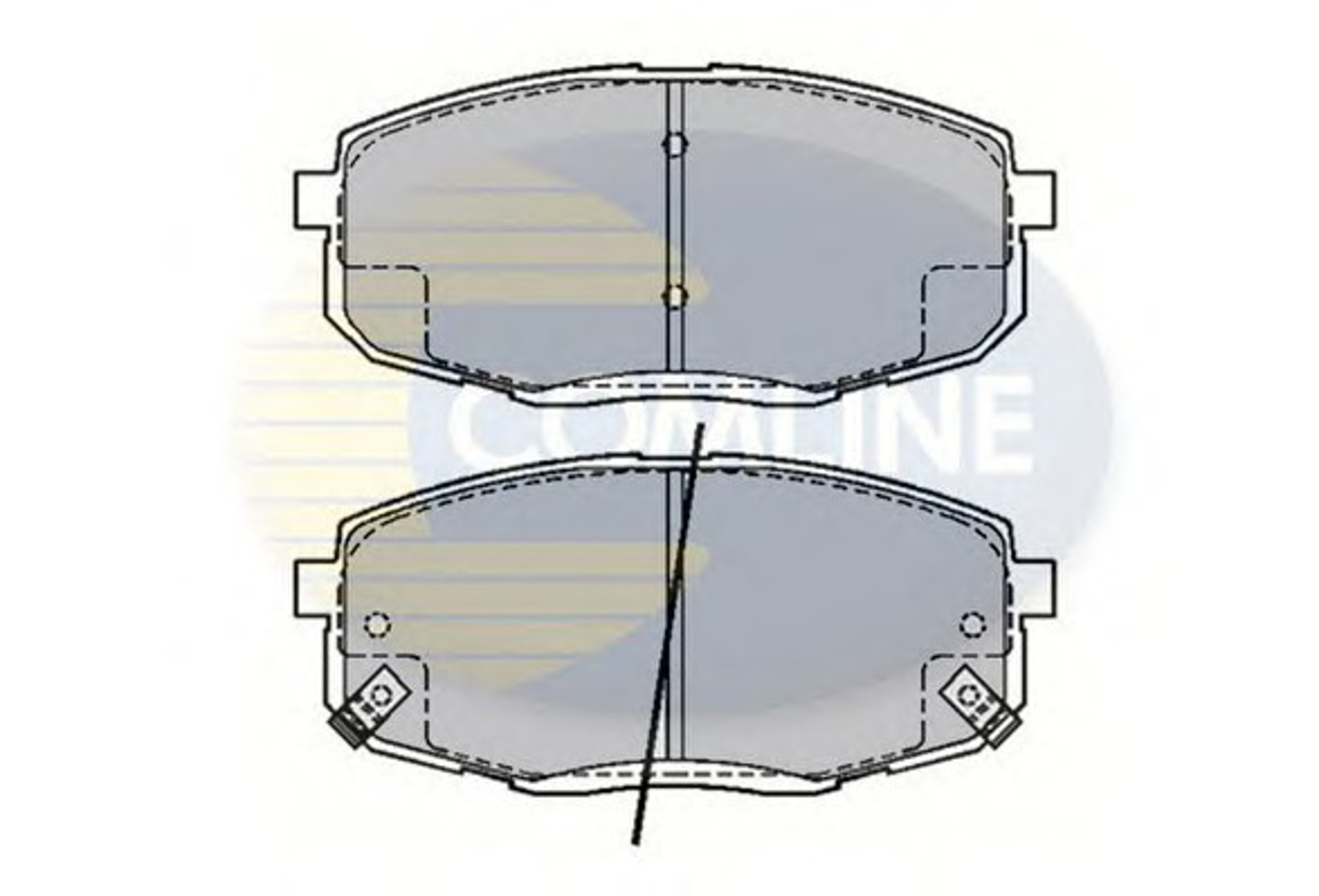 Колодки тормозные дисковые COMLINE CBP31670