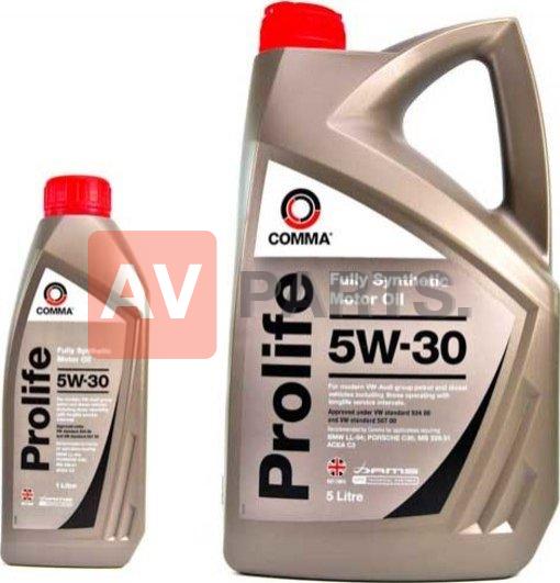 Моторное масло comma prolife 5w-30 COMMA PRO1L