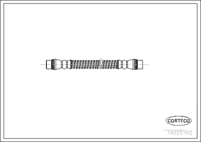 Тормозной шланг CORTECO 19025762