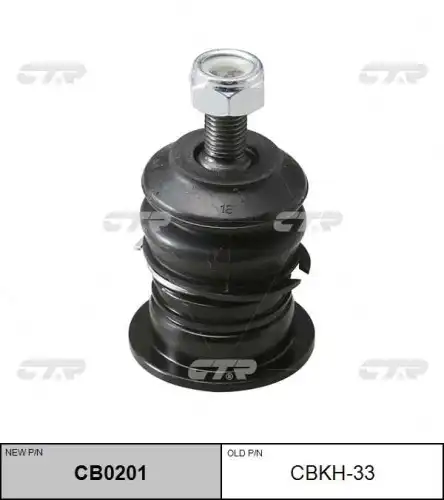 Опора шаровая верхн d37.7мм hyundai sonata 06- grandeur 06- azera 06- CTR CB0201