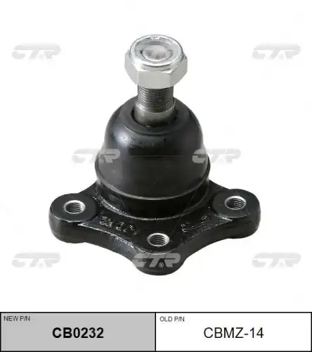 Опора шаровая нижняя замена cbkk-6 CTR CB0232