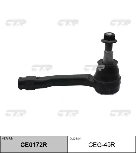 Наконечник рулевой тяги прав chevrolet cruze 16- volt 16- opel astra 15- CTR CE0172R
