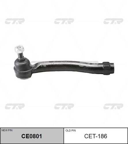 Наконечник рулевой тяги прав toyota previa ii ( r3 ) 00-06 sienna 03-09 CTR CE0801