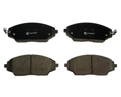 C11cr0011 тормозные колодки передние (low metallic) CWORKS C11CR0011