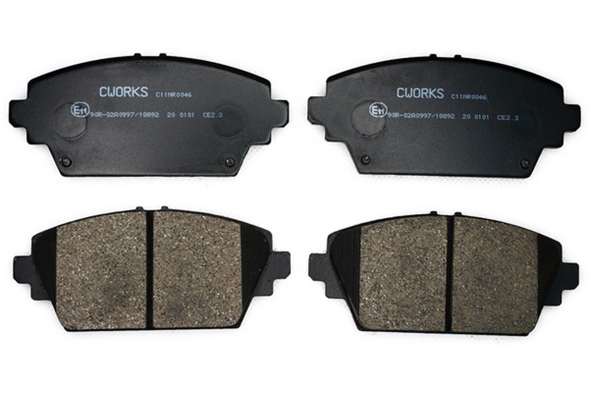 Тормозные колодки передние (безасбестовые) CWORKS C11NR0046