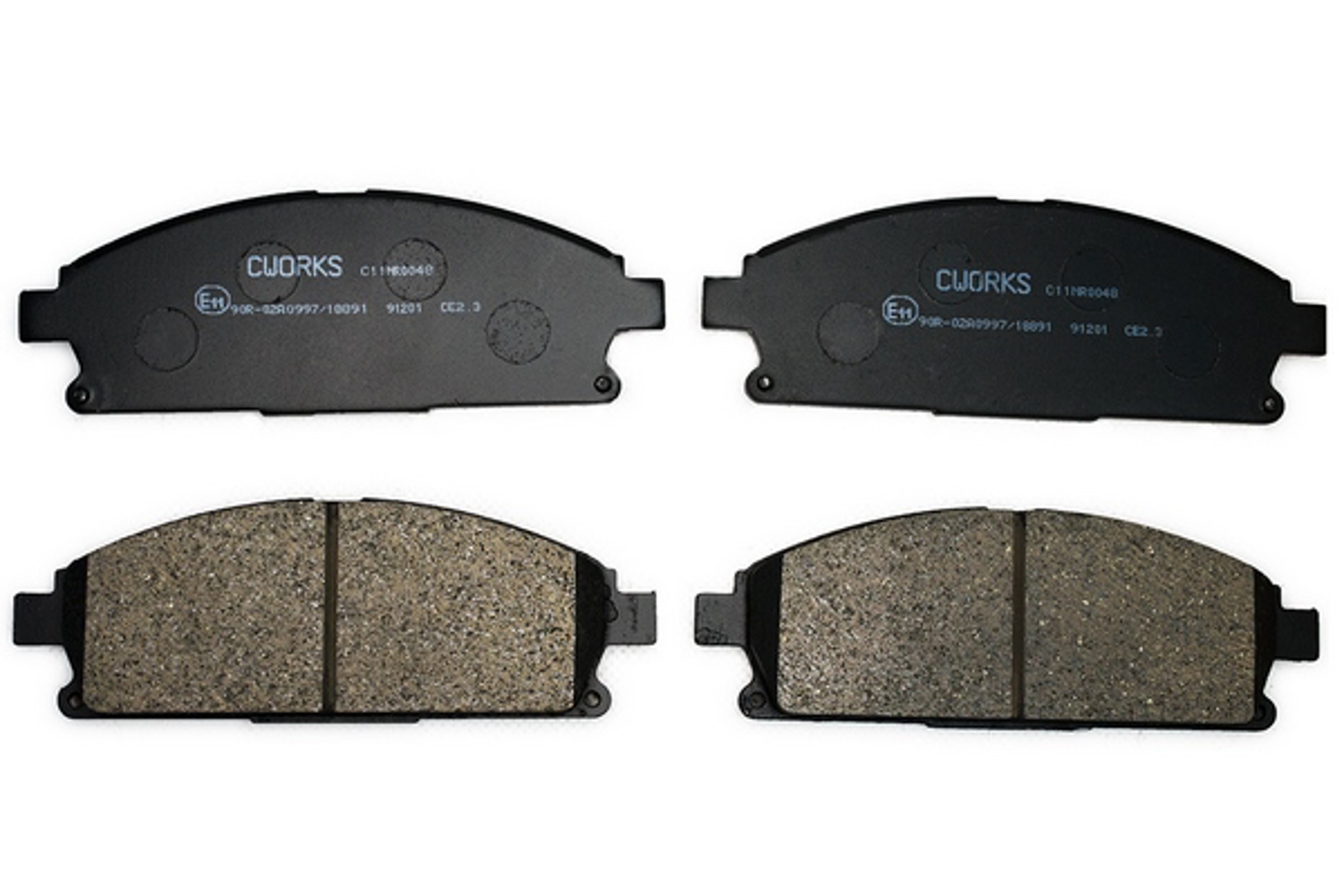 Тормозные колодки передние (безасбестовые) CWORKS C11NR0048